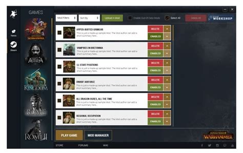 total war mod manager steam.